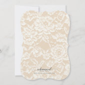 ペストリー及びパンティーのランジェリーのシャワーの招待状5x7 招待状 (裏面)