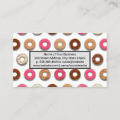 ペストリー店 |ドーナツ型 名刺 (裏面)