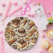 ペストリー&デザート紙プレート ペーパープレート (パーティー)