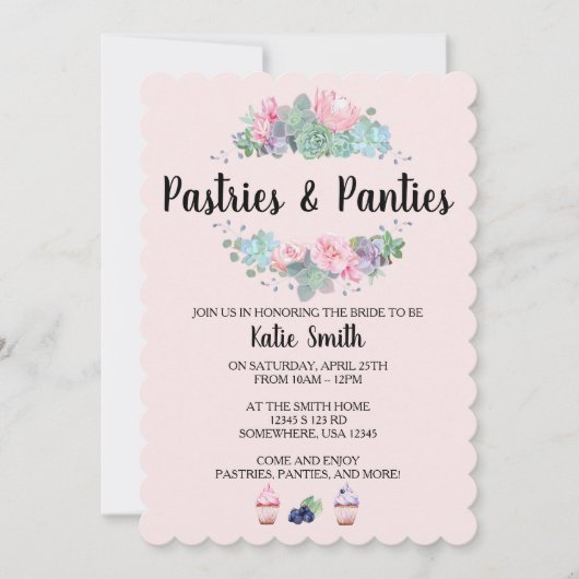 ペストリー&パンティ 招待状 (正面)