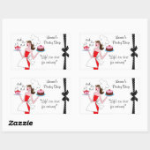 ペストリーDivaスタンプ 長方形シール (シート)