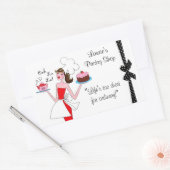 ペストリーDivaスタンプ 長方形シール (封筒)