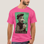 ペスト中世のペスト医師博士オカルトTa Tシャツ (正面)