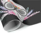 ペスト医不気味お洒落ハロウィーン ラッピングペーパー (ロールコーナー)