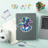 ペスト医師のイラスト シール (iPadカバー)