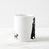 ペスト医師のチワワの散歩 コーヒーマグカップ (中央)