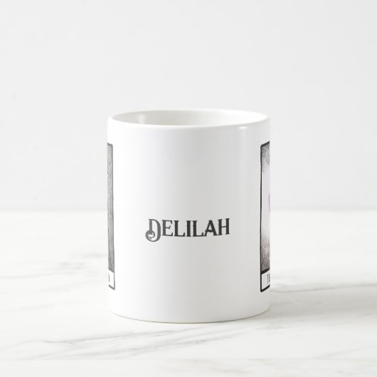 ペスト医師エルミットタロットゴシックアート名前をカスタムする コーヒーマグカップ (中央)