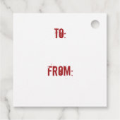 ペスト医師ギフトラベルレッドクリスマス フェイバータグ