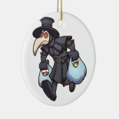 ペスト医師ショッピング セラミックオーナメント (右)