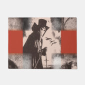 ペスト医師ハロウィーンドアマットマカーバーダーク ドアマット (正面)