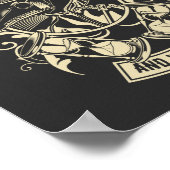 ペスト医師ヴィンテージ ポスター (角)