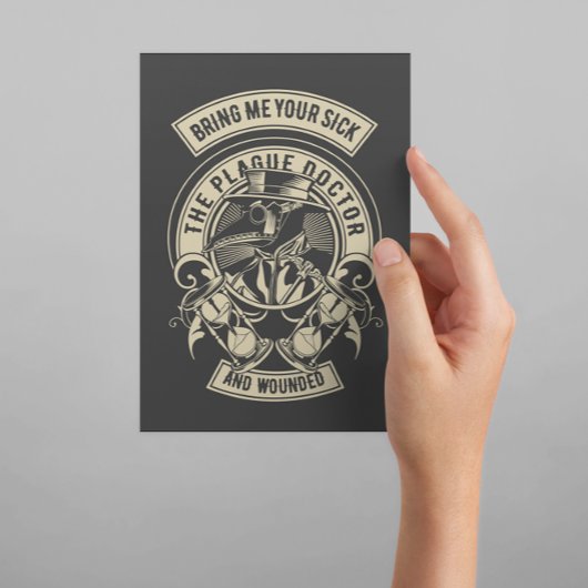 ペスト医師ヴィンテージ ポストカード