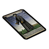 ペスト医師 – カラー銅版木、銅版、版画1656 - マグネット (右側)