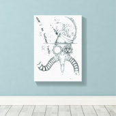 ペスト医師 キャンバスプリント (インサイチュ (ウッドフロア))