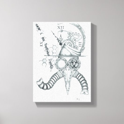 ペスト医師 キャンバスプリント (正面)