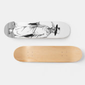 ペスト医師 – スケートボードデザイン スケートボード (横)