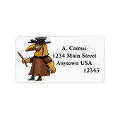 ペスト医師 ラベル (正面)