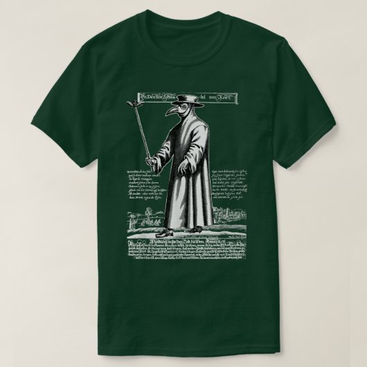 ペスト医師 Tシャツ (デザイン正面)