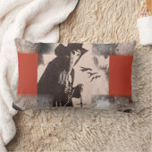 ペスト医師Drマカブル装飾用クッションベッドソファ ランバークッション (ブランケット)