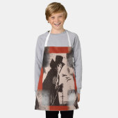 ペスト医師Dr.レッドエプロンホームバー不気味な芸術 エプロン (着用した状態)