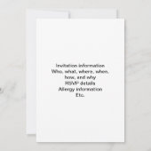 ペスト医 招待状 (裏面)