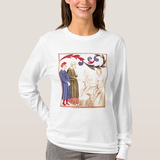 ペスト打たれるDante、Virgilおよび Tシャツ (正面)