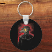 ペスト絵を描ドクターのステッカー キーホルダー (正面)