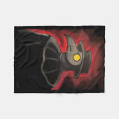 ペスト絵を描ドクターのステッカー フリースブランケット (正面(横))