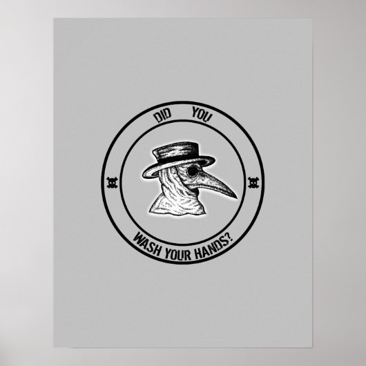 ペスト頼ドクターの手を洗ったのか? ポスター (正面)