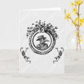 ペスト カード (黄色い花)