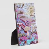 ペスト、スタンド付きアート、ボード上のアート、ペスト&イーゼル フォトプラーク (側面)