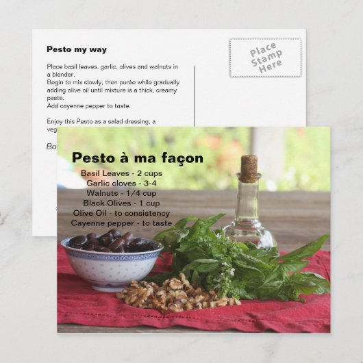 ペスト ポストカード (正面/裏面)