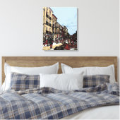 ペゼナスフランスアンティーク市場 キャンバスプリント (インサイチュ (寝室))