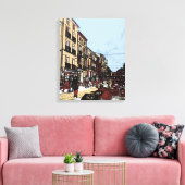 ペゼナスフランスアンティーク市場 キャンバスプリント (インサイチュ (リビング))