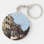 ペゼナスフランスアンティーク市場 キーホルダー (裏面)