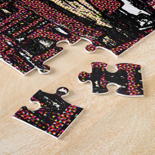 ペゼナスフランスアンティーク市場 ジグソーパズル (側面)