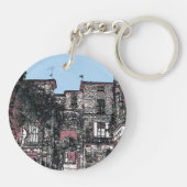 ペゼナス・フランスの通り キーホルダー (裏面)