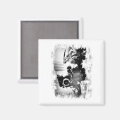 ペソアセグランド馬カメラドスラプレタ マグネット (正面/裏面)