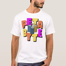 ペタバイト データ測定単位 Tシャツ