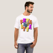 ペタバイト データ測定単位 Tシャツ (正面フル)