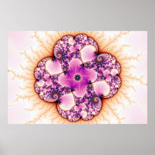 ペタリック – フラクタルアート ポスター (正面)