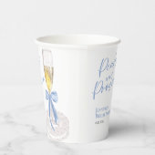 ペタルとプロセッコ | リボン ウォーターカラー ブライダル シャワー 紙コップ (右)