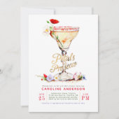 ペタルとプロセッコ ワイルドフラワーズ ブライダルシャワー 招待状 (正面)