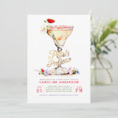 ペタルとプロセッコ ワイルドフラワーズ ブライダルシャワー 招待状 (スタンド正面)