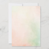 ペタルとプロセッコ ワイルドフラワーズ ブライダルシャワー 招待状 (裏面)