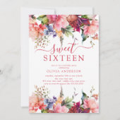 ペタルパーフェクトSweet sixteen招待状 招待状 (正面)