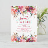 ペタルパーフェクトSweet sixteen招待状 招待状 (スタンド正面)