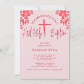 ペタルピンクガールズコミュニオン招待状 招待状 (正面)