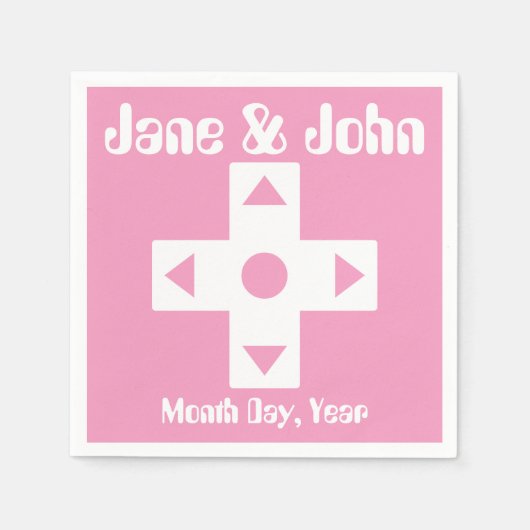 ペタルピンクナプキンスのマルチプレイヤーモード スタンダードカクテルナプキン (正面)