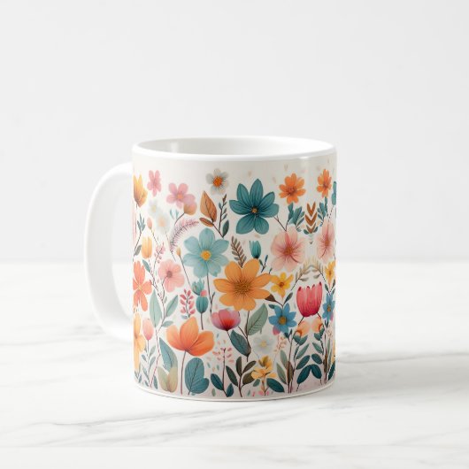 ペタルブリスマグ コーヒーマグカップ (正面左)